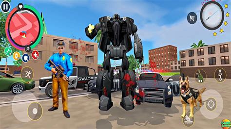 Police Robot Rope Hero (Android) software credits, cast, crew of song